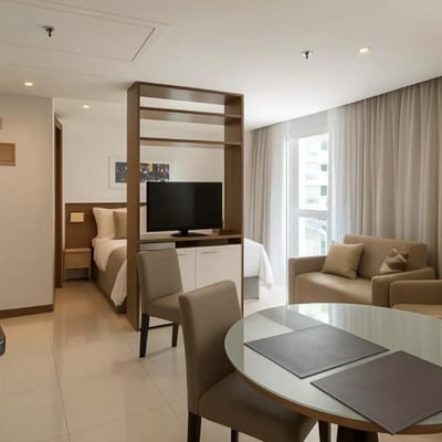 Долгосрочная аренда студии, 55 м², Барра-да-Тижука, Рио-де-Жанейро, Бразилия