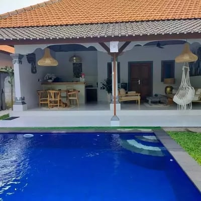 Alquiler a largo plazo de una villa de 1 dormitorio con piscina en Seminyak, Bali, Indonesia