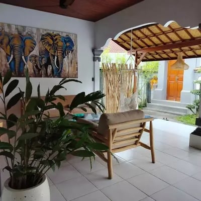 Alquiler a largo plazo de una villa de 1 dormitorio con piscina en Seminyak, Bali, Indonesia