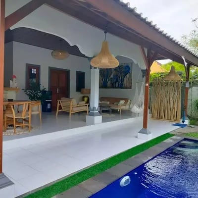 Alquiler a largo plazo de una villa de 1 dormitorio con piscina en Seminyak, Bali, Indonesia