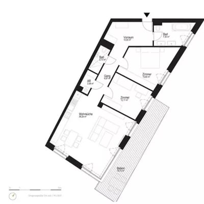 Alquiler a largo plazo de apartamento de 3 habitaciones en el 3er distrito de Viena, oferta exclusiva