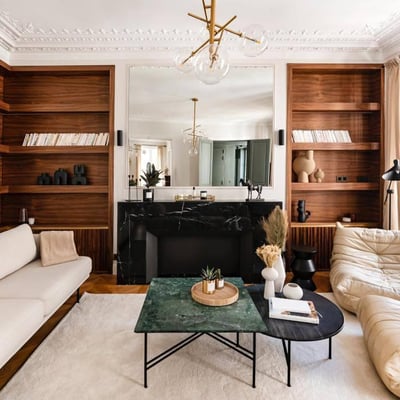 Designer 3-room apartment 100 m2 in Paris
