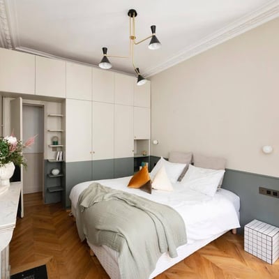 Designer 3-room apartment 100 m2 in Paris