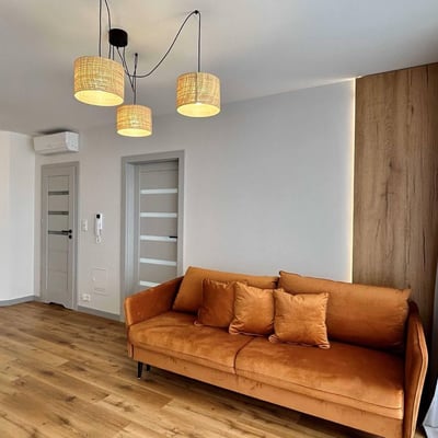 Cozy 2-room apartment 42 m2 with balcony in Krakow
