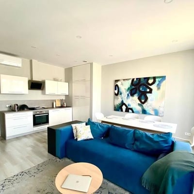 Bright 2-room apartment with balcony in Krakow