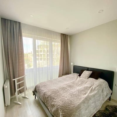 Bright 2-room apartment with balcony in Krakow