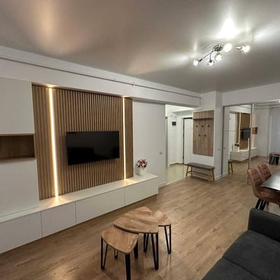 Two-room apartment with new appliances in Bucharest, no pets