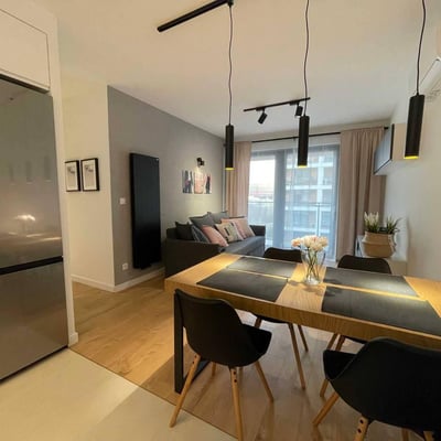 Stylish 3-Room Apartment with Terrace in Grzegórzki, Kraków