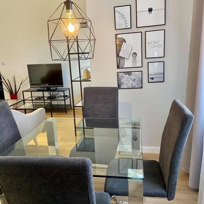 Bright 2-Room Apartment with Balcony in Podgórze, Kraków