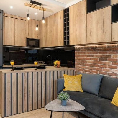 2-Room Apartment with Balcony in Podgórze, Kraków