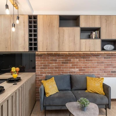 2-Room Apartment with Balcony in Podgórze, Kraków