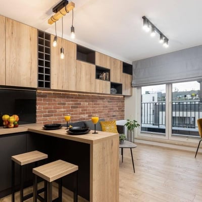 2-Room Apartment with Balcony in Podgórze, Kraków