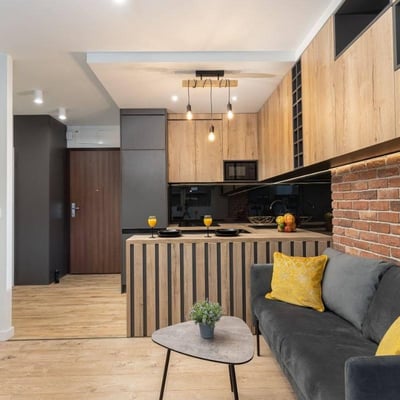 2-Room Apartment with Balcony in Podgórze, Kraków