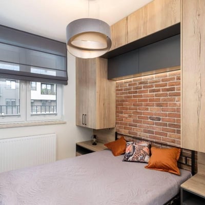 2-Room Apartment with Balcony in Podgórze, Kraków