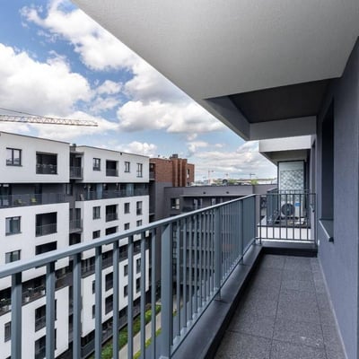 2-Room Apartment with Balcony in Podgórze, Kraków