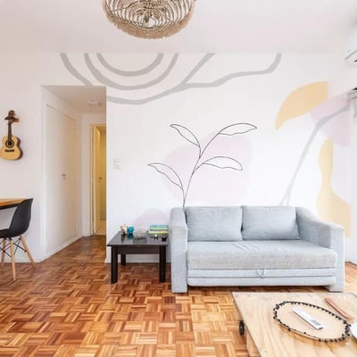37m² 2-Bedroom Apartment for Rent in Palermo, Buenos Aires