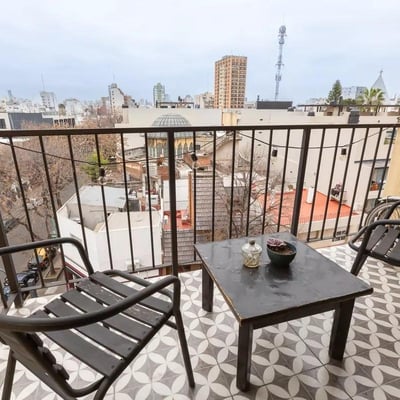 37m² 2-Bedroom Apartment for Rent in Palermo, Buenos Aires