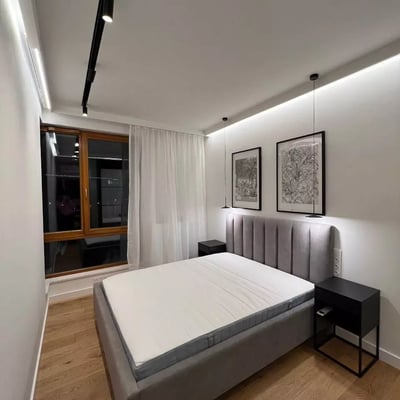 Современная 2-комнатная квартира на улице Sarmacka, район Wilanów, Варшава