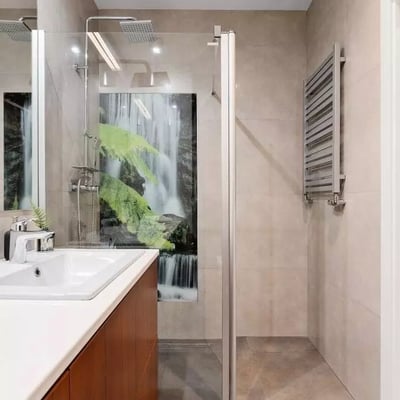 Современная 2-комнатная квартира с террасой на улице Aleja Rzeczypospolitej 29a, район Wilanów, Варшава