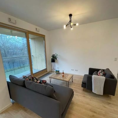 Long-Term Rental: 2-Room Apartment 53 m² with Balcony, Warsaw, Wola