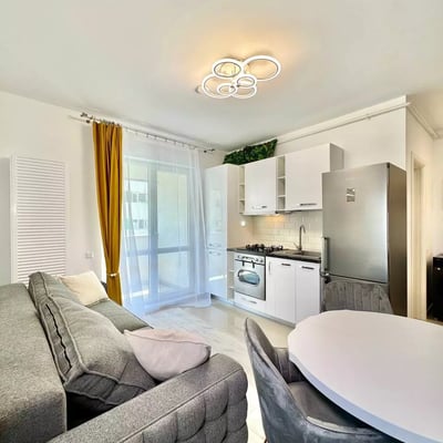 Apartamento Moderno de 1 Dormitorio en Militari Residence, Bucarest en Alquiler