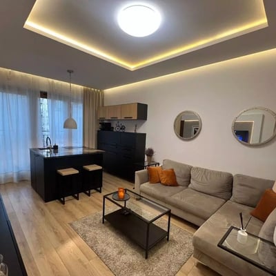 Long-term rental of a two-room apartment in Browary Warszawskie, Warsaw