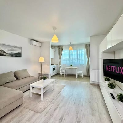 Cozy renovated studio in Militari Residence, Bucharest – long-term rental