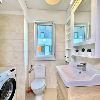 Cozy renovated studio in Militari Residence, Bucharest – long-term rental