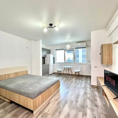 Modern studio in Militari Residence, Bucharest – long-term rental