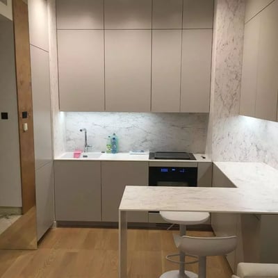 Long-term rental of a 3-room apartment, 50 m², Mennica Residence, Wola, Warsaw