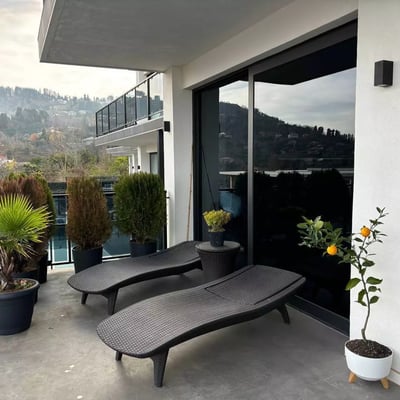 Long-term rental house in the suburbs of Batumi with a pool and yard