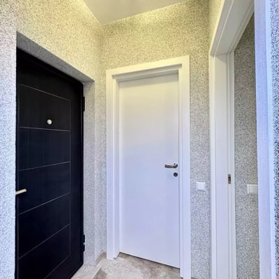 Long-term rental, Bucharest, Dudu: two-room apartment with a balcony and forest view