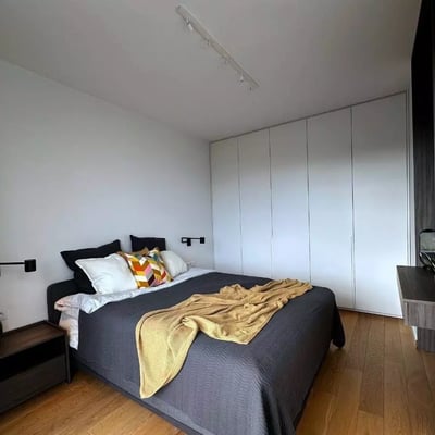 Long-term rental, Warsaw, Wilanów: 2-room apartment with a balcony