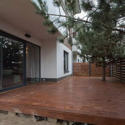 Долгосрочная аренда, Варшава, Вавер: дом 147 м² с гаражом и террасой