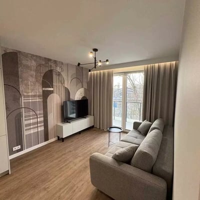 Long-term rental, Warsaw, Praga-Północ: 2-room apartment 34 m²