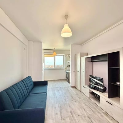 Long-term rental: one-bedroom apartment with studio kitchen, 5th floor, Militari Residence, Bucharest