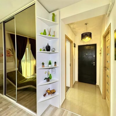 Long-term rental of a two-bedroom apartment in Bucharest, "Militari Residence" complex, Orhideelor 30А Street