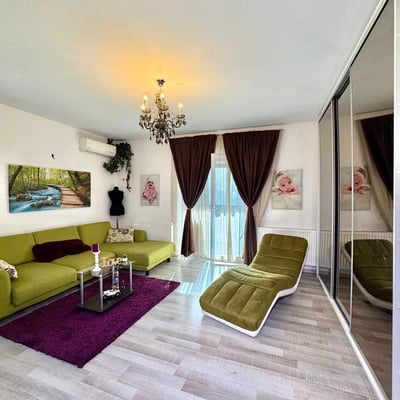 Long-term rental of a two-bedroom apartment in Bucharest, "Militari Residence" complex, Orhideelor 30А Street