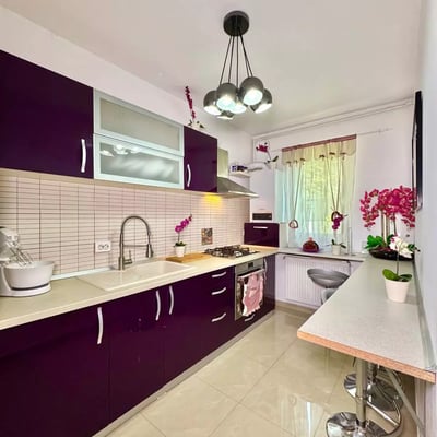 Long-term rental of a two-bedroom apartment in Bucharest, "Militari Residence" complex, Orhideelor 30А Street