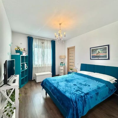 Long-term rental of a two-bedroom apartment in Bucharest, "Militari Residence" complex, Orhideelor 30А Street