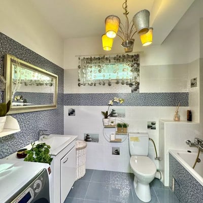 Long-term rental of a two-bedroom apartment in Bucharest, "Militari Residence" complex, Orhideelor 30А Street