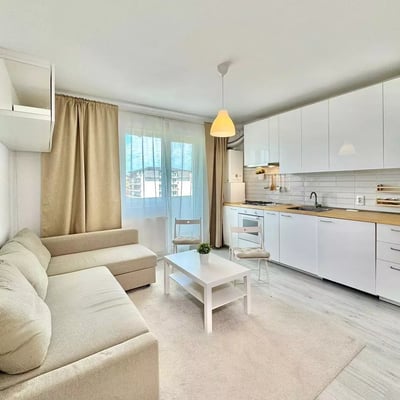 Long-term rental of a studio with a balcony in Bucharest, "Militari Residence" complex, Weiner Palada 49 Street