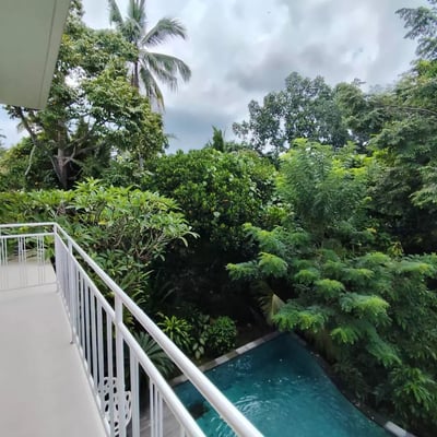 Long-term rental of a new villa with jungle view in Ubud, Bali, Kecamatan area