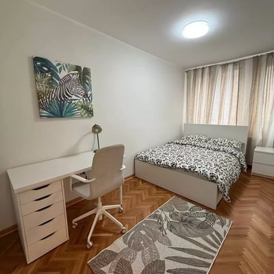 Long-term rental of a new 2-rooms apartment in central Belgrade, near Kalemegdan Fortress, Serbia