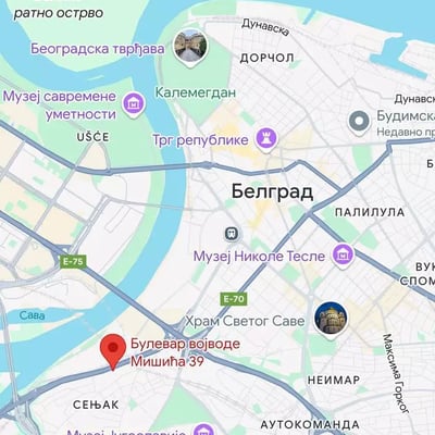 Long-term rental of a 3-room apartment in Senjak district, Belgrade, Serbia