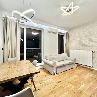 Long-term rental 45 m² apartment with 2 rooms and 2 balconies in Rembertów, Warsaw