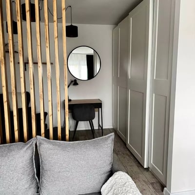 Long-term rental 42 m² apartment with 2 rooms and a balcony in Żoliborz, Warsaw