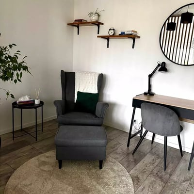 Long-term rental 42 m² apartment with 2 rooms and a balcony in Żoliborz, Warsaw