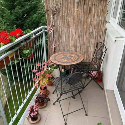 Long-term rental 1-room apartment (28 m² + 4 m² balcony) in Rača, Bratislava, Slovakia