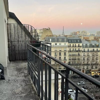 Long-term rental studio with balcony (8.2 m²) on Boulevard Exelmans, 75016 Paris, France